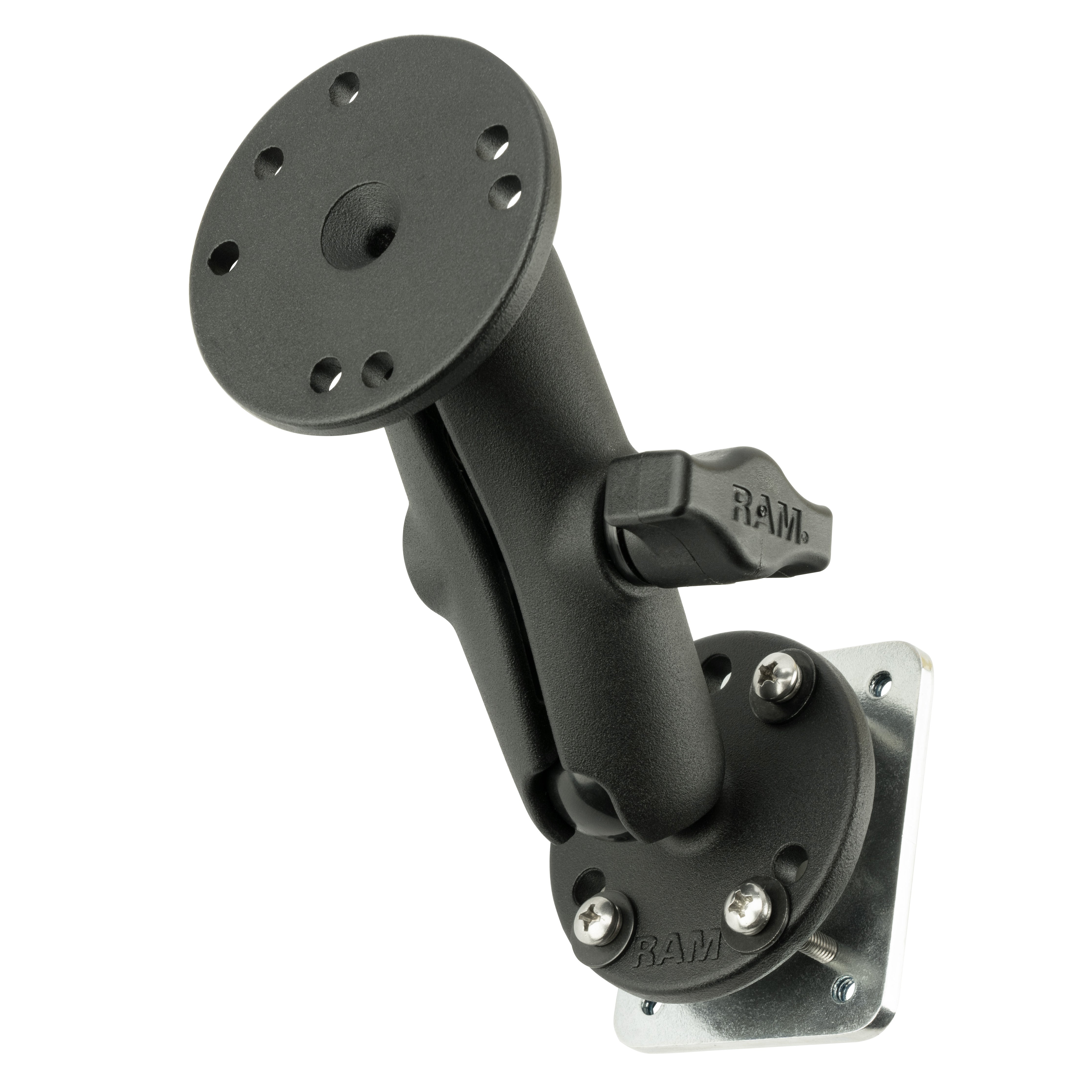 RAM® Double Ball Mount with Backing Plate RAM Mounts UK