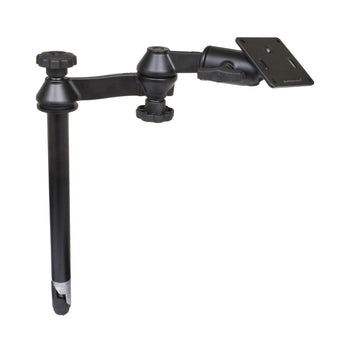 RAM® 12" Upper Pole with Double Swing Arms & 75x75mm VESA Plate