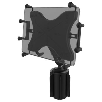 RAM® X-Grip® with RAM-A-CAN™ II Cup Holder Mount for 12" Tablets