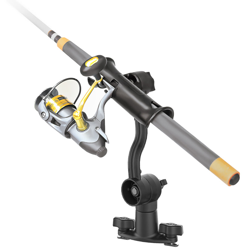 RAM Tube Jr. Rod Holder with Dual T-Bolt Track Base (RAP-390-421) (sku 53776) main image 0