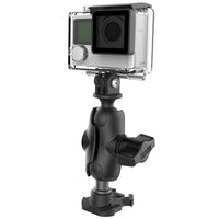 RAP-B-GOP2-A-GOP1U:RAP-B-GOP2-A-GOP1U_1:RAM® Ball Adapter for GoPro® Bases with Universal Action Camera Adapter