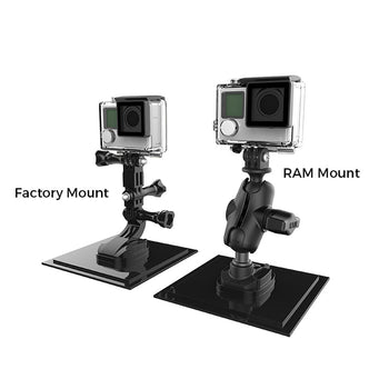RAP-B-GOP2-A-GOP1U:RAP-B-GOP2-A-GOP1U_2:RAM Ball Adapter for GoPro Bases with Universal Action Camera Adapter