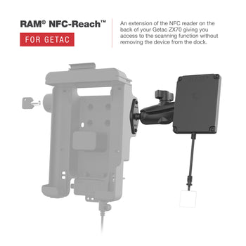 RAM® Form-Fit Locking Holder for Getac ZX70 - NFC Reach™ Compatible