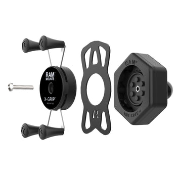 RAM® X-Grip® Phone Holder with Ball & Vibe-Safe™ Adapter