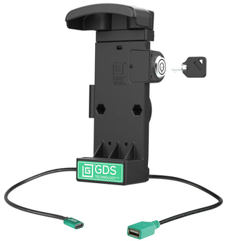 GDS® Locking Powered Dock + USB-A for Zebra TC2x & TC5x - Heated Pins