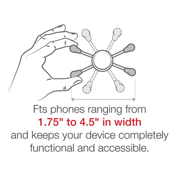 RAM® X-Grip® Large Phone Mount with Torque™ Medium Rail Base Medium Arm