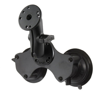 Double Suction Cup Mount with Round Plates (AMPS)