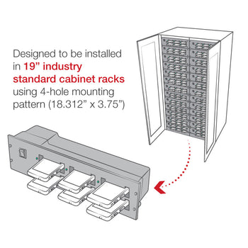 GDS® 6-Port Charging Module for IntelliSkin® Phones in Cabinets