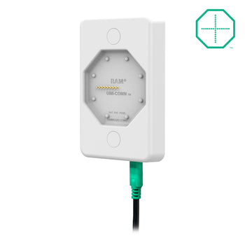 GDS® Uni-Conn™ Powered Wall Dock with USB-C - Gray