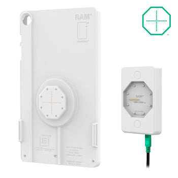 GDS® Uni-Conn™ Powered Wall Dock with USB-C - Gray