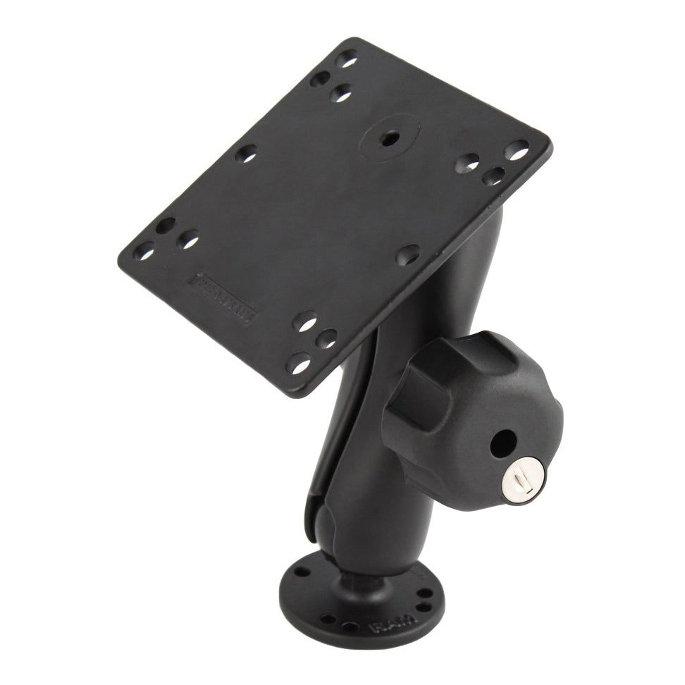 RAM® Key Lock Mount with 100x100mm VESA Plate - Medium – RAM Mounts UK