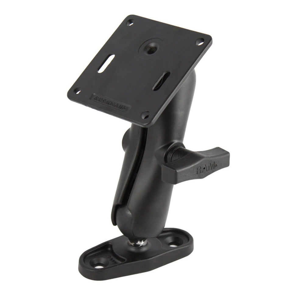 RAM® Double Ball Mount with 75x75mm VESA Plate and 2-Hole Base – RAM ...
