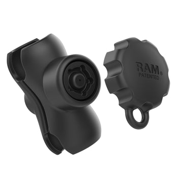 RAM® Double Socket Arm with RAM® Pin-Lock™ 5-Pin Security Knob - C Size