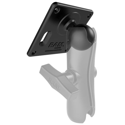 RAM Mounts RAM-D-2461U VESA Plate With Ball 75x75mm Pattern 2.25-Inch D-Size Ball Made In USA