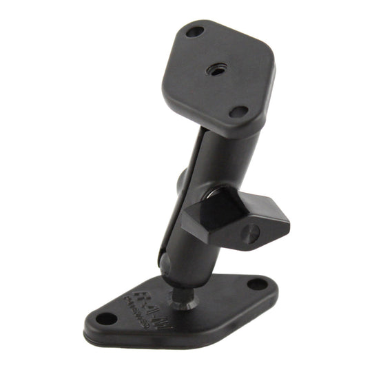 RAM® Double Ball Diamond Plate Mount - A Size Medium