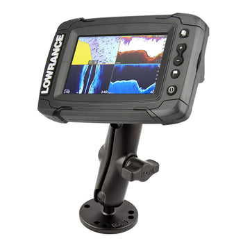 RAM® Double Ball Mount for Lowrance Elite-4 & Mark-4 Series