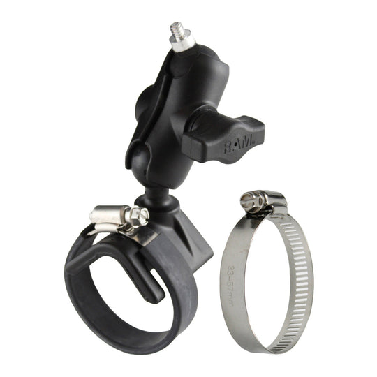 RAM® Strap Hose Clamp Mount with 1/4"-20 Stud