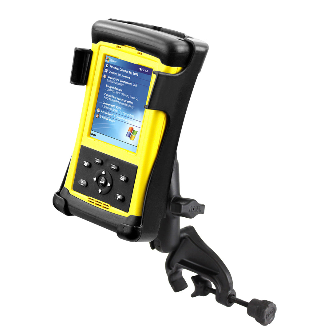 Trollmaster Ram Mount RAM® Double Ball Yoke Clamp Mount for Trimble TDS Recon – RAM Mounts UK