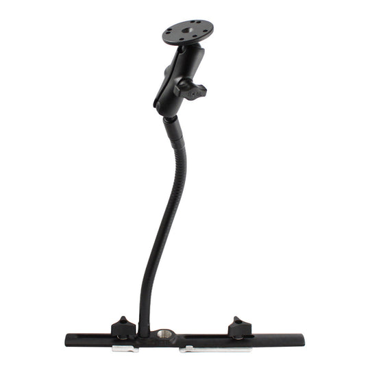 RAM® Cessna Seat Rail Mount with 12" Flex Arm and Round Plate