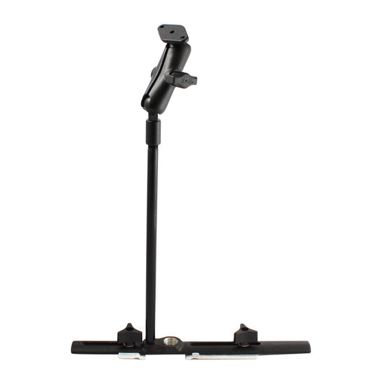 RAM® Cessna Seat Rail Mount with 12" Flex Arm and Diamond Plate