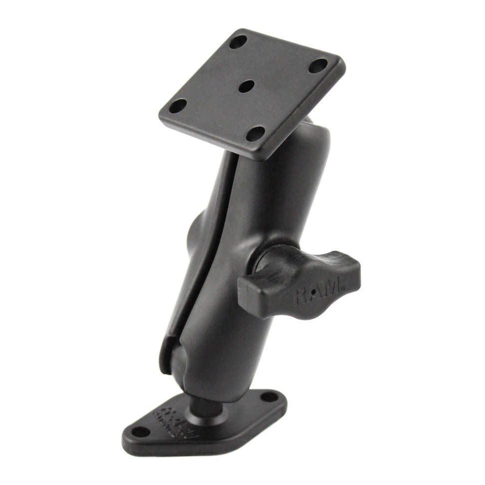 RAM® Double Ball Mount with 2-Hole & 4-Hole AMPS Plates - Medium – RAM ...