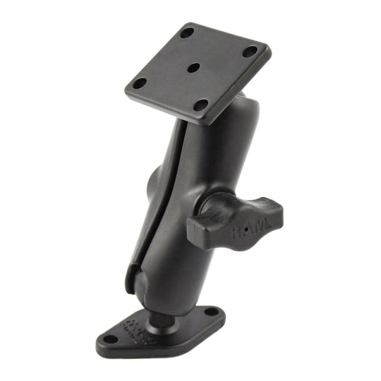 RAM® Double Ball Mount with 2-Hole & 4-Hole AMPS Plates - Medium