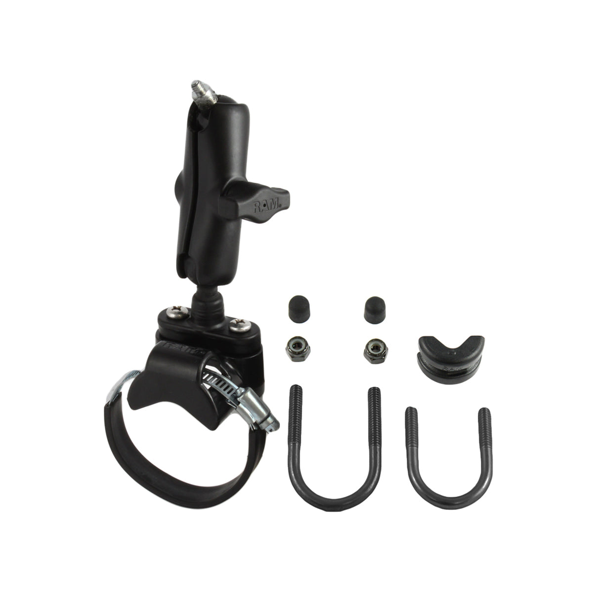 RAM® ATV/UTV Double Ball Rail Mount with 1/4