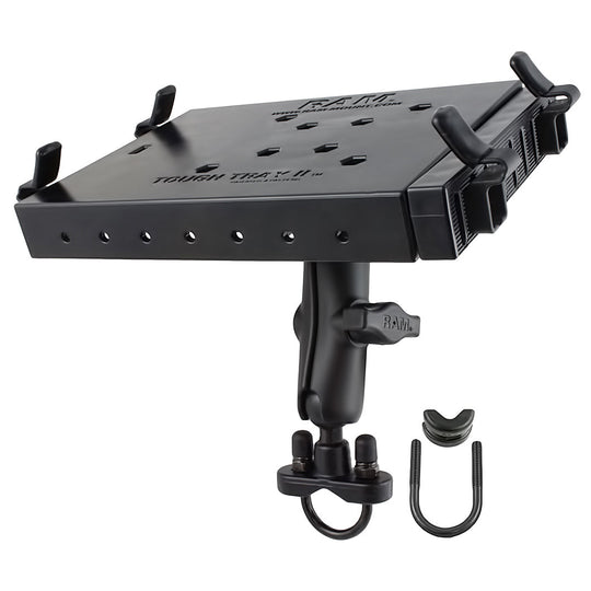 RAM® Tough-Tray™ Tablet Mount with U-Bolt Rail Base