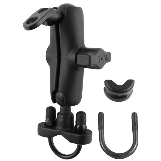 RAM® Handlebar U-Bolt Double Ball Mount with 9mm Hole - Medium