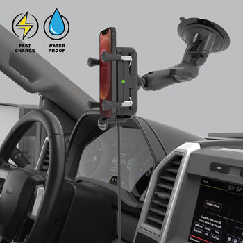 RAM® Tough-Charge™ 15W Wireless Charging Suction Cup Mount – RAM