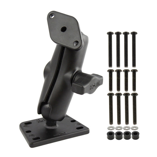 RAM® Centered Reservoir Cover Double Ball Mount