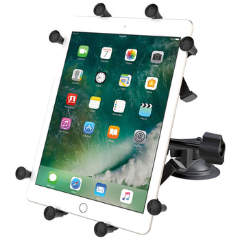 RAM® X-Grip® with Dual Suction for 9"-10" Tablets - Inset Plate