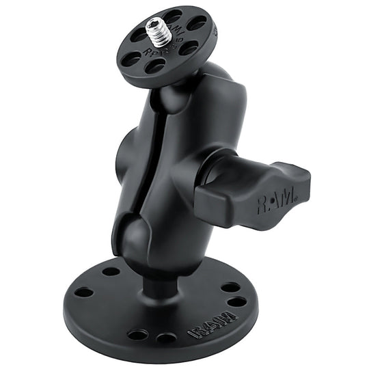 RAM® Drill-Down Mount with 1/4"-20 Threaded Camera Adapter