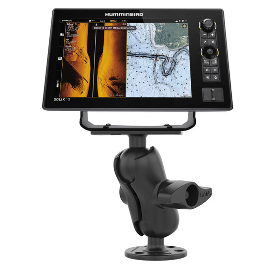 RAM® Drill-Down Ball Mount for Humminbird Helix 8-10 & XPLORE Series