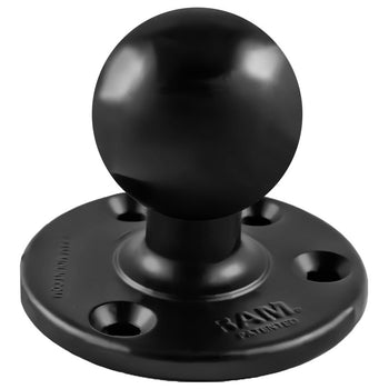 RAM-D-202U-IN1:RAM-D-202U-IN1_2:RAM Large Round Plate with Ball & Steel Reinforced Bolt - D Size