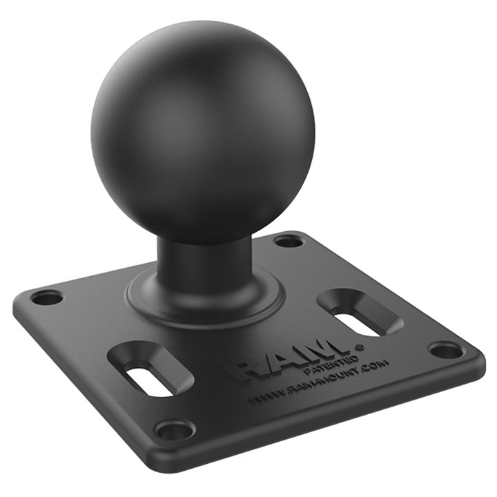 RAM Mount Long Socket Arm With Round Base Plate & 1.5 Inch Ball - RAM-103U-D