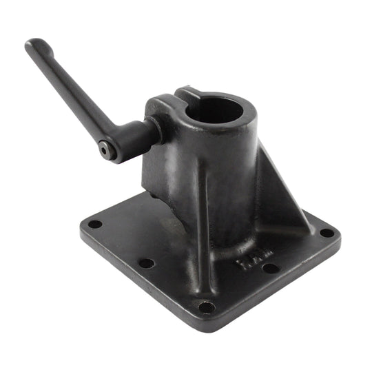 RAM® 1" NPT Hole with 5" x 5" Square Base