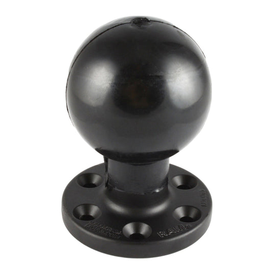 RAM® Large Round Plate with 6-Hole Pattern and Ball - E Size