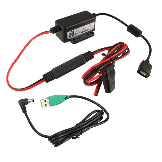 GDS® Modular 10-30V Hardwire Charger with USB-A to DC Cable