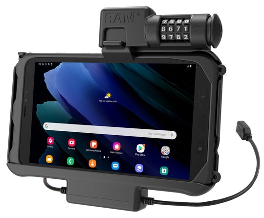 RAM® Combo Locking Power + Data Dock for Samsung Tab Active5 & 3