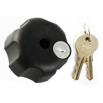 RAM-KNOB5LSU:RAM-KNOB5LSU_2:RAM Key Lock Knob with Steel Insert for C Size Socket Arms
