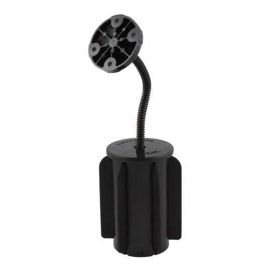 RAM-A-CAN™ II Cup Holder Mount with RAM® Flex-Arm™ and Round Plate