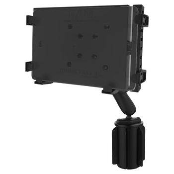 RAM® Tough-Tray™ II Tablet Holder with RAM-A-CAN™ II Cup Holder Mount
