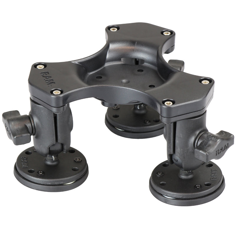 RAM® Triple Ball and Socket Magnetic Base with AMPS Hole Pattern – RAM ...