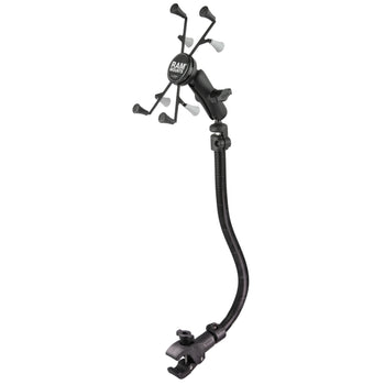 RAM® X-Grip® Wheelchair Leg Rail Mount for 7"-8" Tablets