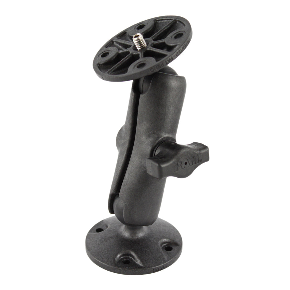 RAM® Composite Double Ball Mount with 1/4