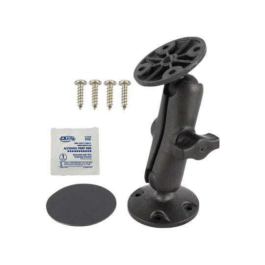 RAM® Universal Composite Double Ball Mount with Adhesive Disc