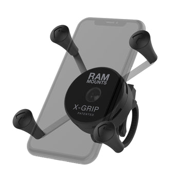 RAM® X-Grip® Phone Mount with Low Profile Zip Tie Handlebar Base