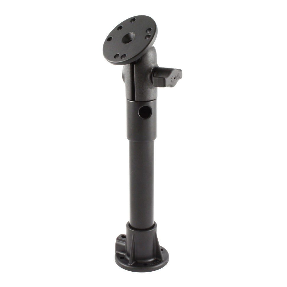 RAM® PVC Pipe Mount with Single Ball & Socket and Round Plate – RAM ...