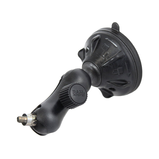 RAM® Twist-Lock™ Low-Profile Suction Mount with 1/4"-20 Stud